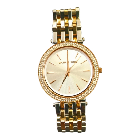 Michael Kors Accessories - Michael Kors Gold-Tone Women's Watch with Crystal Accents
